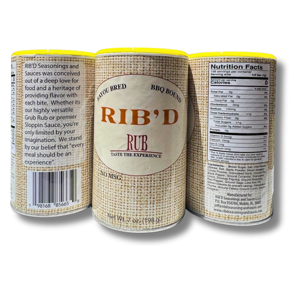 RIB'D Rub - RIB'D Seasonings and Sauces